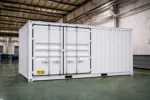 mobile containerized water treatment system with RO unit