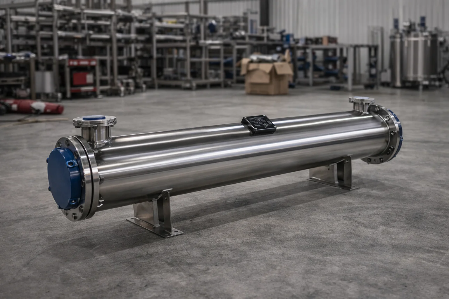 sanitary heat exchanger stainless steel hygienic heat transfer equipment for pharmaceutical systems