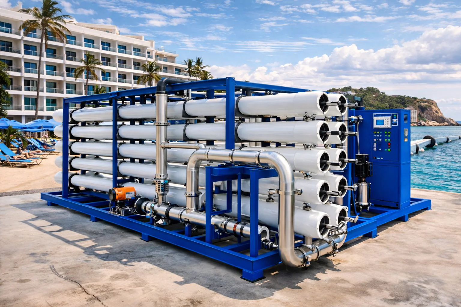 Beach-Seawater-Desalination-System Seawater RO System - Image 1