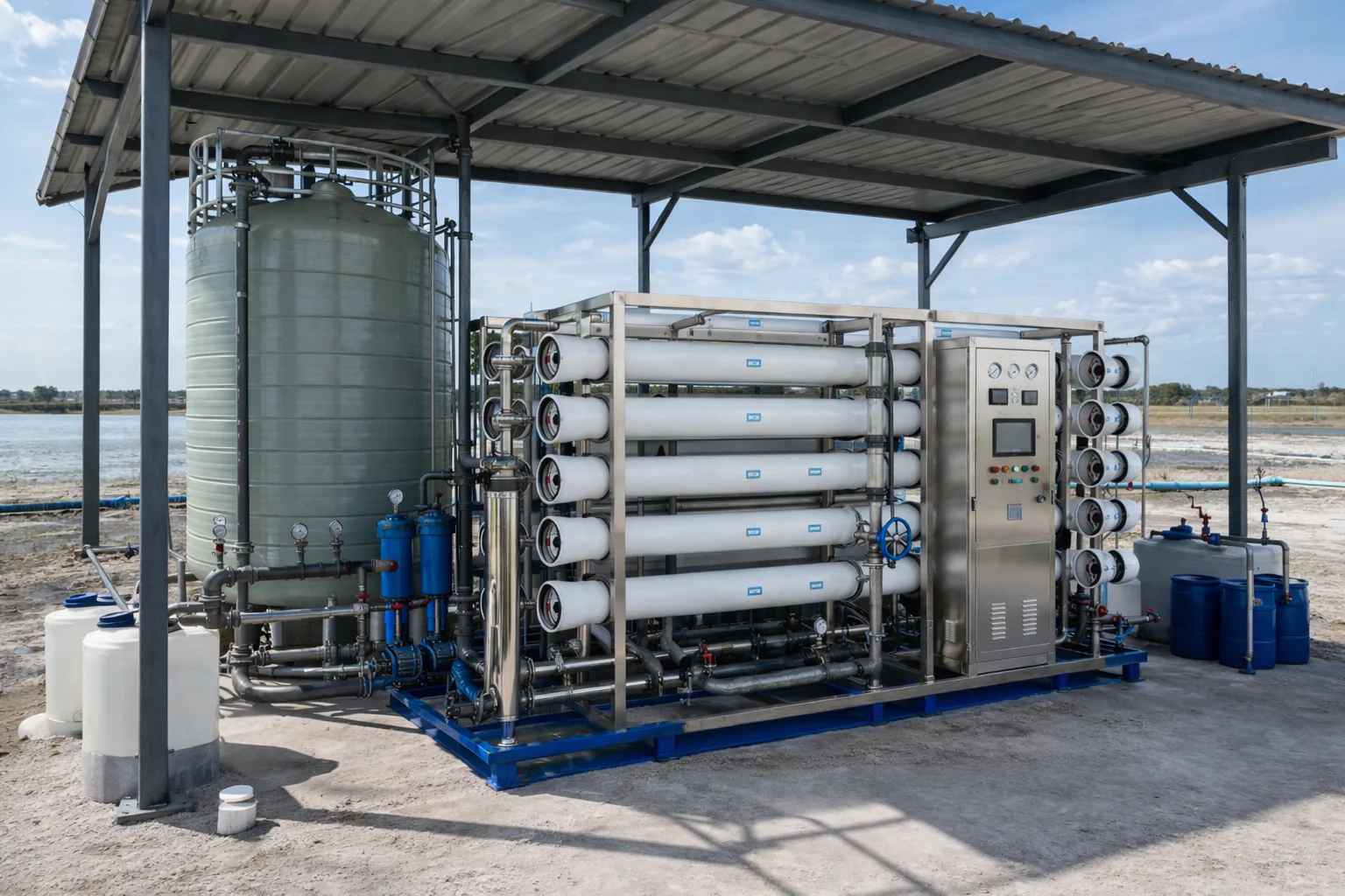 industrial water treatment system for electronics food cosmetics chemical industries