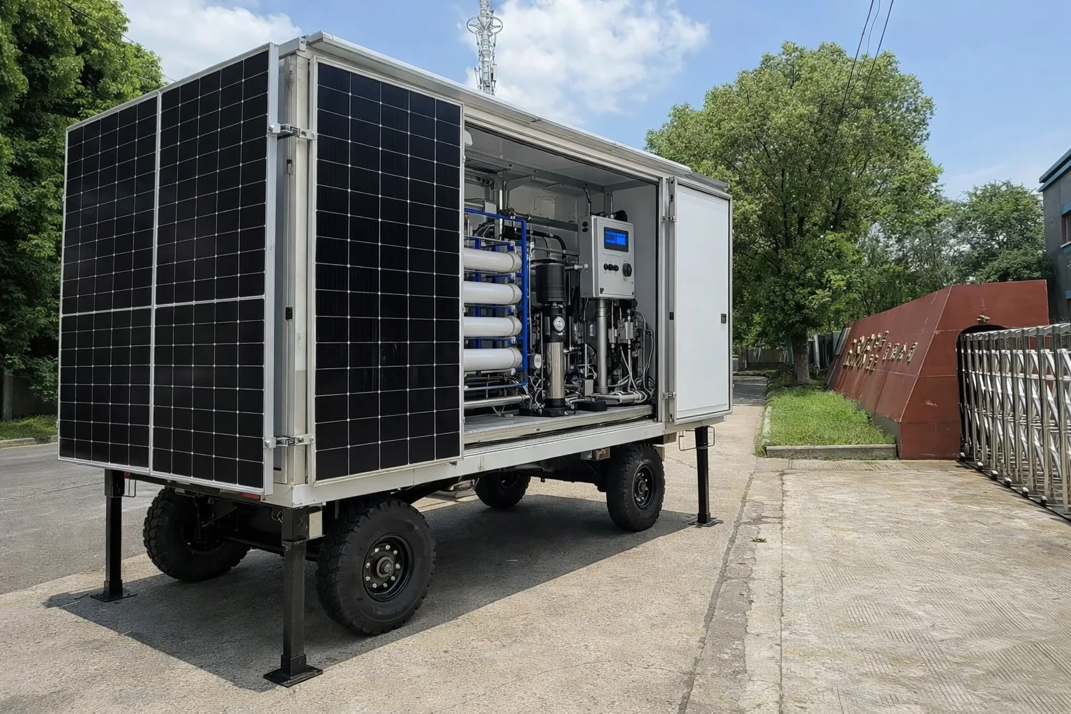 Solar-RO-System Solar Mobile RO Water System - Image 1